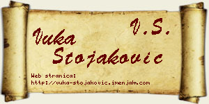 Vuka Stojaković vizit kartica